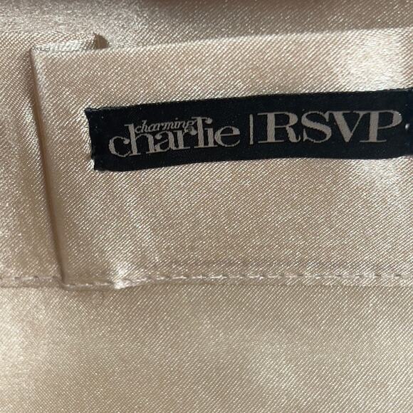 Charming Charlie RSVP Rose Colored Sequin Jeweled Hardcase Clutch Evening Bag - Picture 3 of 13